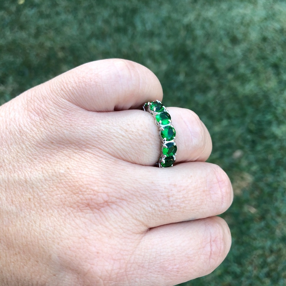 Eternity Emerald Band - Picture 2 of 3